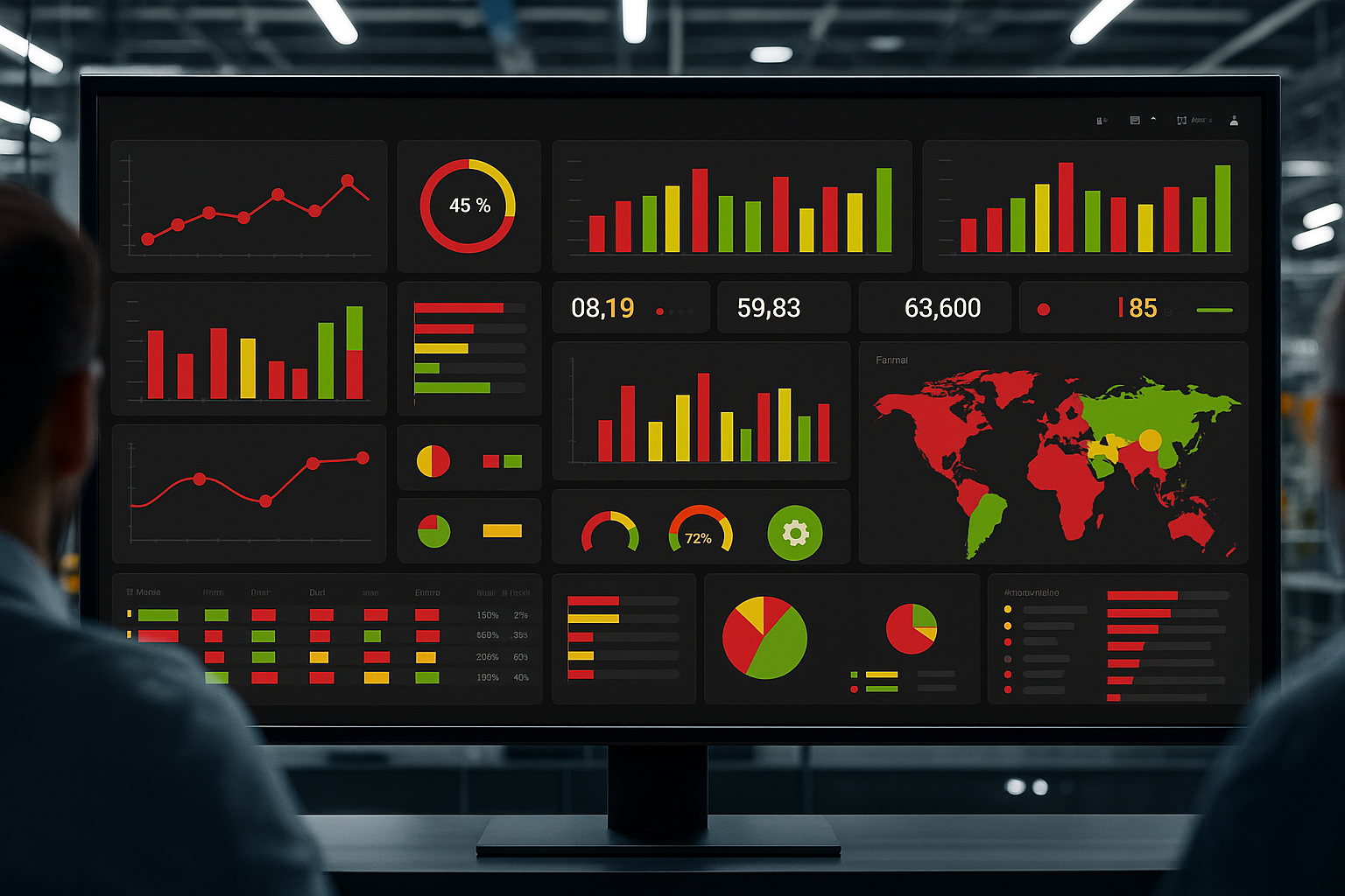 TrackerX Cloud Platform Dashboard showing real-time supply chain analytics and IoT device monitoring